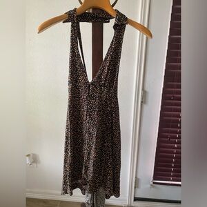 Free People Mini Floral Print Dress. Size M.